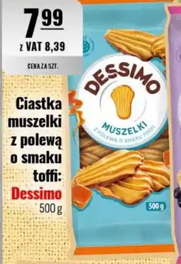 Eurocash Ciastka muszelki z polewą o smaku toffi: Dessimo oferta