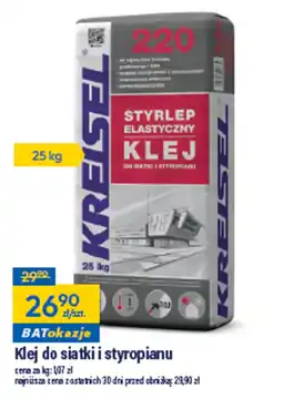 Bat Klej do siatki i styropianu STYRLEP ELASTYCZNY oferta