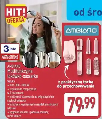 Ambiano Multifunkcyjna lokówko-suszarka