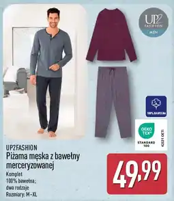 ALDI Pizama męska z bawełny merceryzowanej UP2FASHION oferta