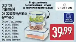 ALDI Pojemniki do przechowywania żywności Crofton oferta
