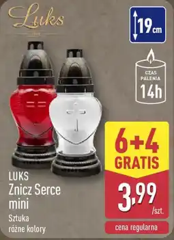ALDI LUKS Znicz Serce mini oferta