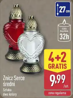 ALDI Znicz Serce średni oferta