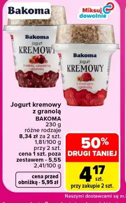 Carrefour Jogurt Bakoma oferta