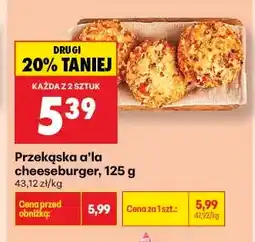 Biedronka Przekąska a'la cheeseburger oferta