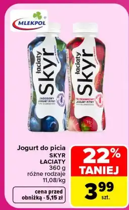 Carrefour Jogurt pitny Mlekpol oferta