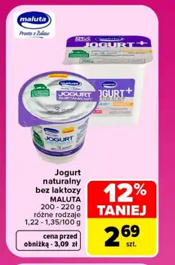 Carrefour Jogurt bez laktozy Maluta oferta