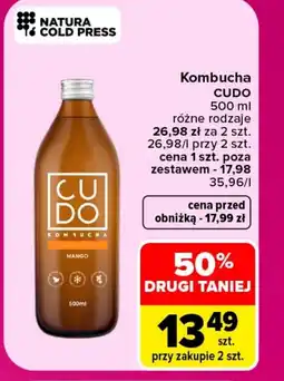 Carrefour Kombucha Natura Cold Press oferta