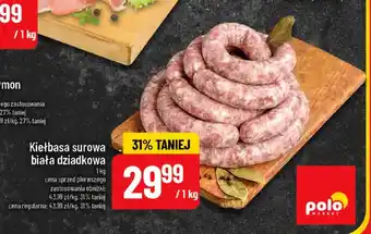 Polomarket Kiełbasa surowa biała dziadkowa oferta