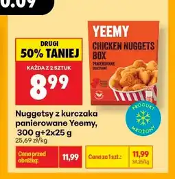 Biedronka Nuggetsy z kurczaka panierowane Yeemy oferta