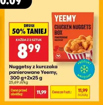 Nuggetsy z kurczaka panierowane Yeemy