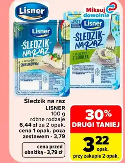 Carrefour Śledzik Lisner oferta