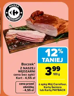 Carrefour Boczek Z Naszej Wędzarni oferta