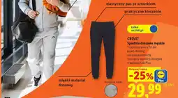 Lidl Spodnie dresowe męskie Crivit oferta