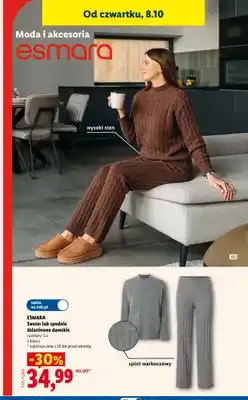 Lidl Sweter dzianinowy damski Esmara oferta