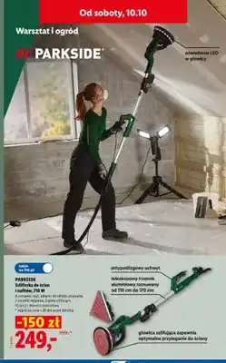 Lidl Szlifierka do ścian i sufitów Parkside oferta
