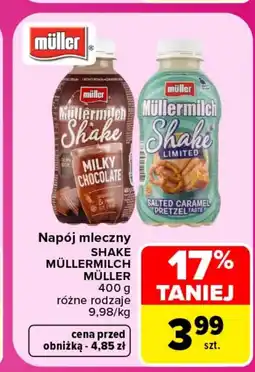 Carrefour Shake mleczny Müller oferta