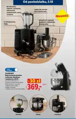 Lidl Robot kuchenny premium z mikserem blenderem i malakserem Silvercrest oferta