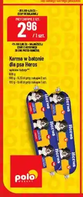 Polomarket Karma w batonie dla psa Heros oferta