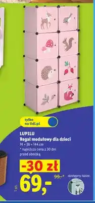 Lidl Regał modułowy dla dzieci Lupilu oferta