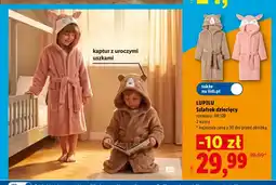 Lidl Szlafrok dziecięcy Lupilu oferta