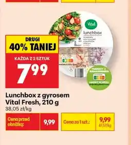Biedronka Lunchbox z gyrosem Vital Fresh oferta