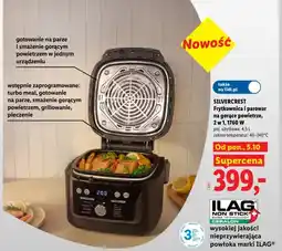 Lidl Frytkownica i parowar na gorące powietrze 2 w 1 Silvercrest oferta