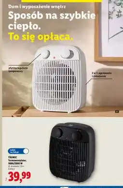 Lidl Termowentylator Tronic oferta