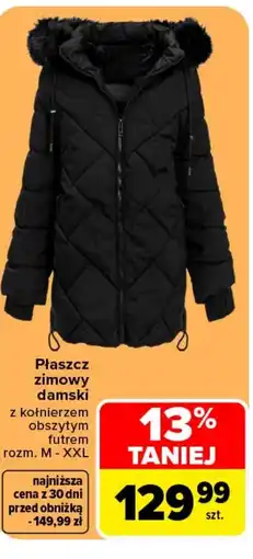 Carrefour Płaszcz zimowy damski oferta