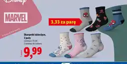 Lidl Skarpetki dziecięce 3-pak oferta