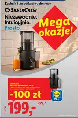Lidl Wyciskarka wolnoobrotowa Silvercrest oferta