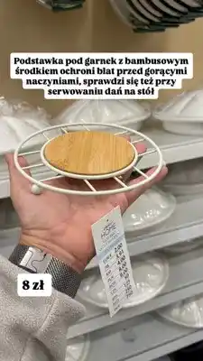 Pepco Podstawka pod garnek Pepco Home z bambusem oferta