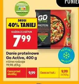 Biedronka Danie proteinowe Go Active oferta
