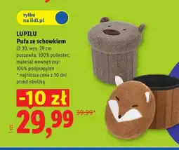 Lidl Pufa ze schowkiem Lupilu oferta