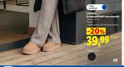 Lidl Ocieplane klapki mule damskie Esmara oferta