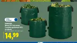 Lidl Worek 275 l na odpady Parkside oferta