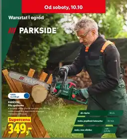 Lidl Piła spalinowa Parkside oferta