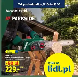 Lidl Elektryczna piła łańcuchowa Parkside oferta