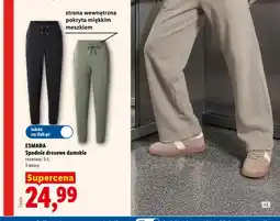 Lidl Spodnie dresowe damskie Esmara oferta