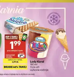 Delikatesy Centrum Lody Kostka Śnieżna oferta