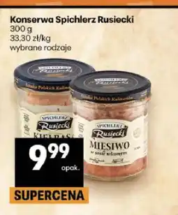 Delikatesy Centrum Konserwa Spichlerz Rusiecki kiełbasa oferta