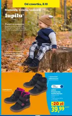 Lidl Ocieplane buty barefoot dziecięce Lupilu oferta