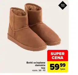 Carrefour Botki damskie TEX oferta