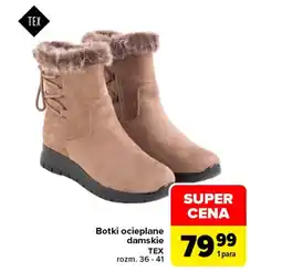 Carrefour Botki damskie TEX oferta