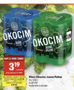 Delikatesy Centrum Piwo Okocim 4-pak oferta
