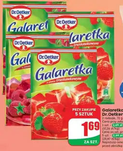 Dino Galaretko Dr.Oetker o smaku truskawkowym oferta