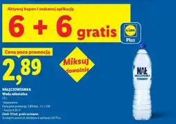 Lidl Woda niegazowana Nałęczowianka oferta