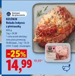 Lidl Rolada indycza Rzeźnik oferta
