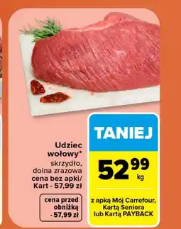 Carrefour Market Udziec wołowy Carrefour oferta