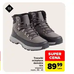 Carrefour Trzewiki ocieplane TEX oferta